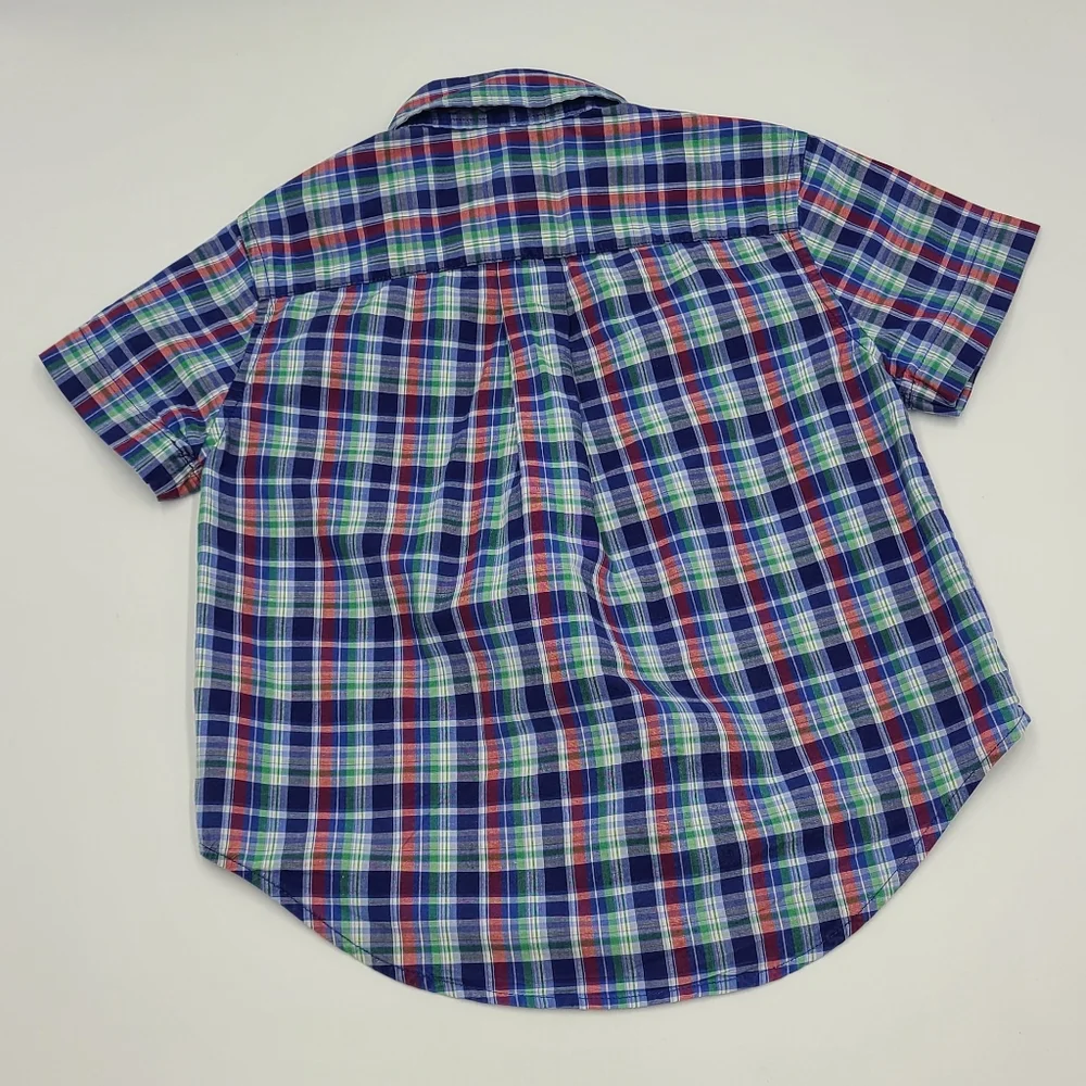 Ralph Lauren toddler boys' button down shirt and coordinating shorts siz…
